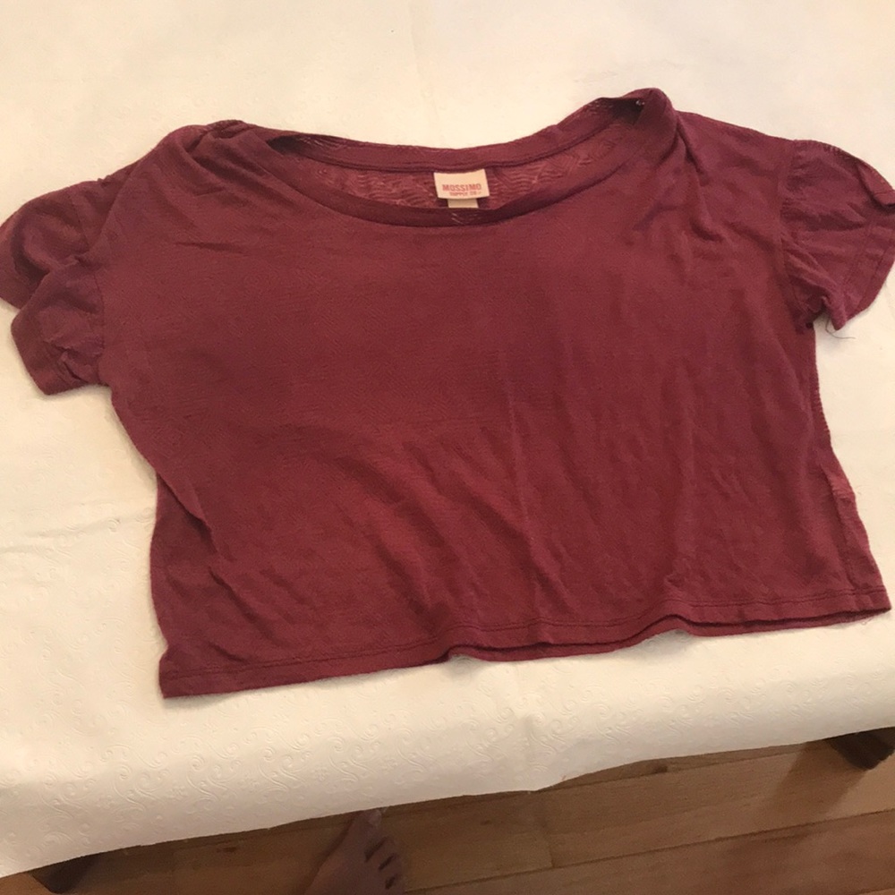Maroon Mossimo Crop Top
